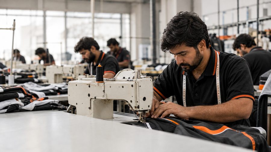ProGrip performance apparel production